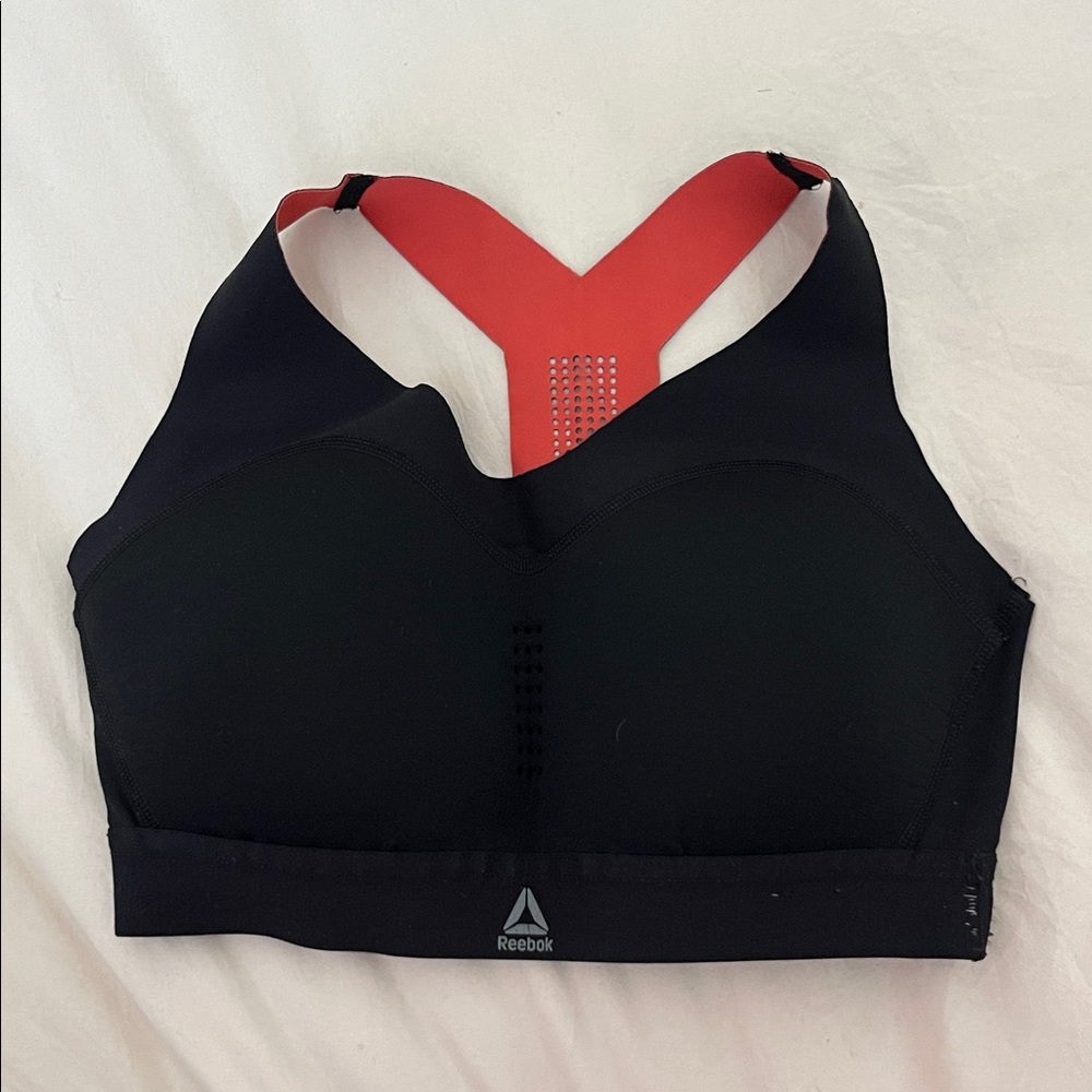 Reebok High Impact Black Sports Bra